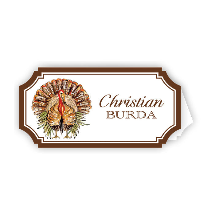 Festive Turkey Die-Cut Placecards