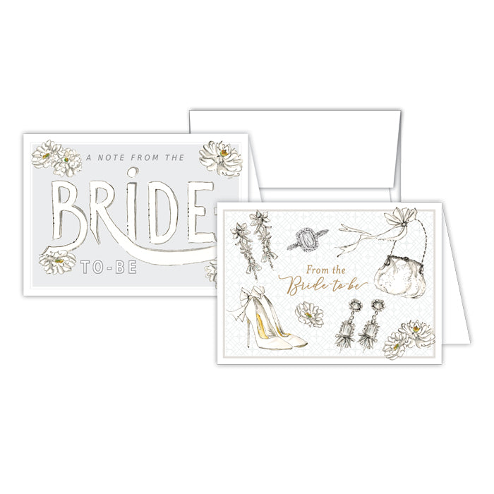 Hand Painted From the Bride-to-Be Icons Petite Note Combo