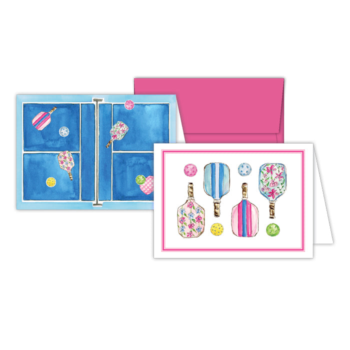 Preppy Pickleball Gear and Court Petite Note Combo