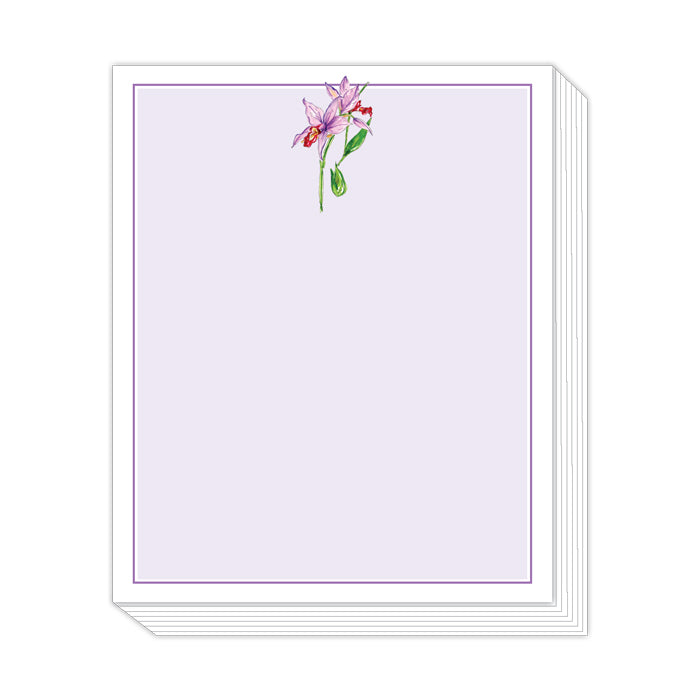 Lavender Botanical Flower Stack Pad