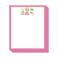 Tennis Outfit and Icons Pink and Green Stack Pad