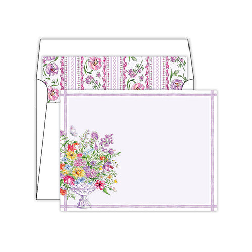 Lavender Botanical Vase Social Set
