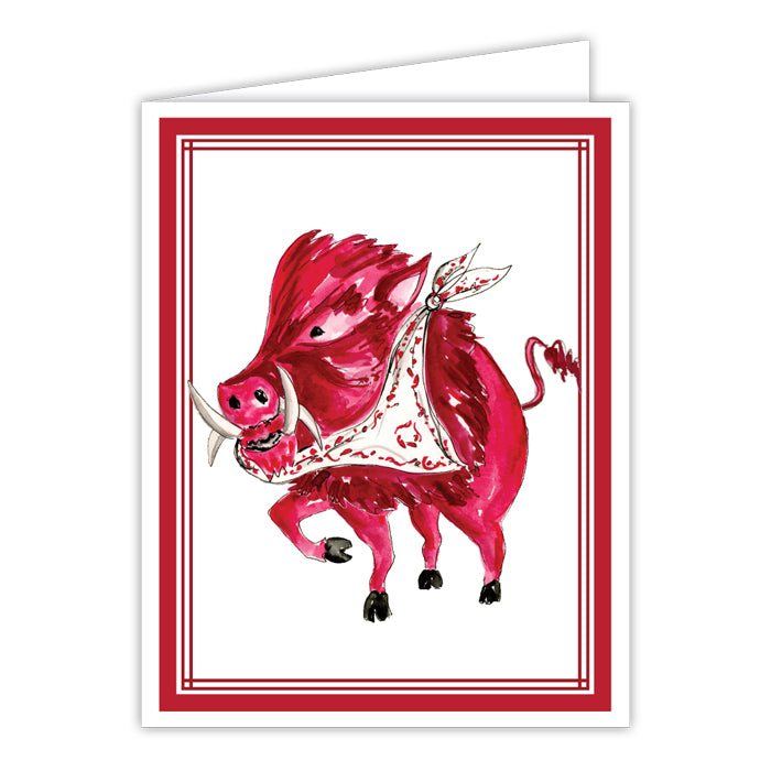 Razorback Greeting Card