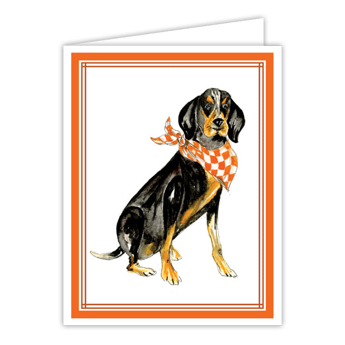 Coonhound Greeting Card