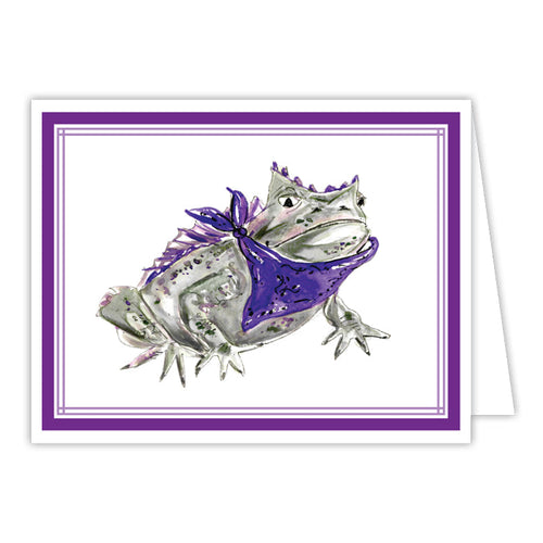 Horned Frog Greeting Card