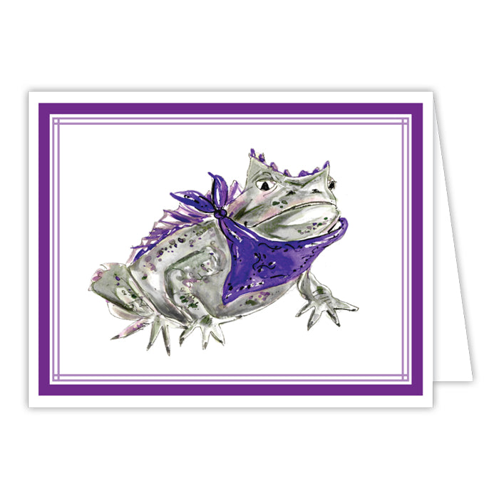 Horned Frog Greeting Card