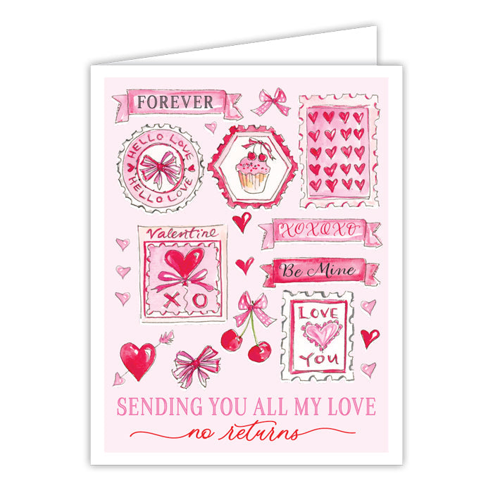 Sending You All My Love No Returns Greeting Card