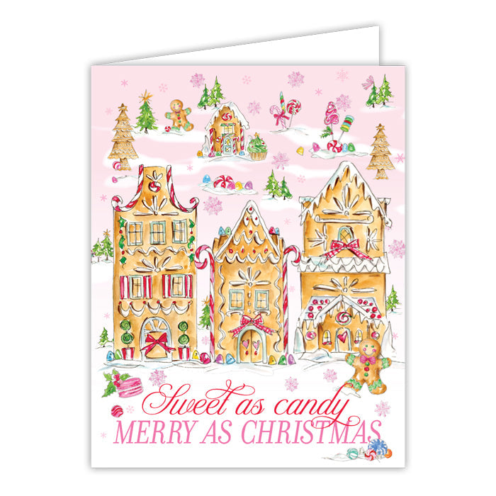 Sweet As Candy Merry As Christmas Greeting Card