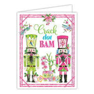 Crack Dot Bam Nutcrackers Mahjong Greeting Card