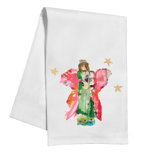 Lauren Dunn Green Angel Kitchen Towel