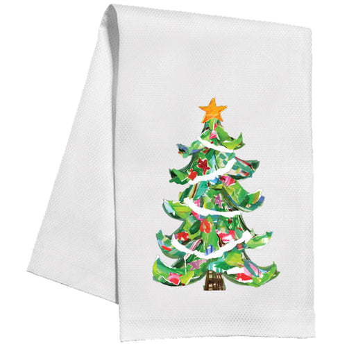 Lauren Dunn Green Christmas Tree Kitchen Towel