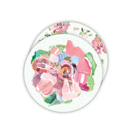 Lauren Dunn Green Zinnia Flower Coaster