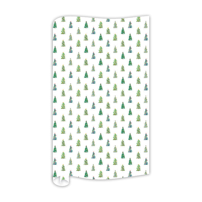 Lauren Dunn Small Christmas Tree Pattern Wrapping Paper
