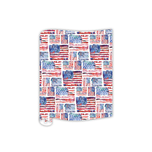 Lauren Dunn American Flag Table Runner