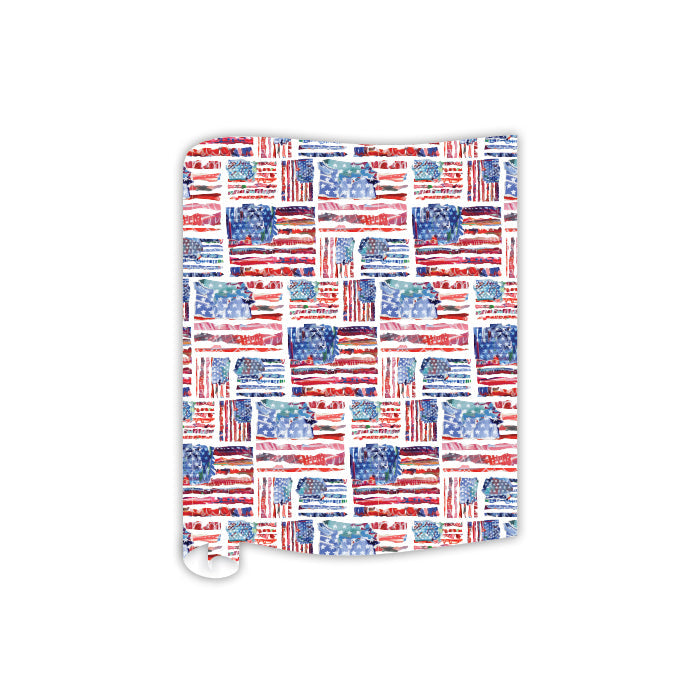 Lauren Dunn American Flag Table Runner