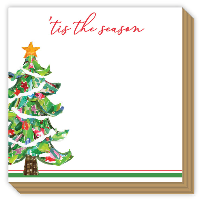 Lauren Dunn Tis The Season Christmas Tree Luxe Notepad