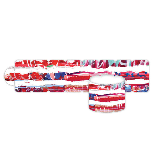 Lauren Dunn American Flag Red Napkin Ring