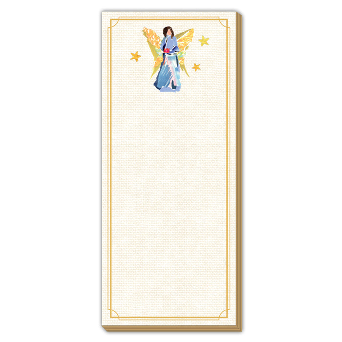 Lauren Dunn Blue Nativity Angel Luxe Skinny Pad