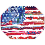 Lauren Dunn American Flag Posh Die-Cut Placemat