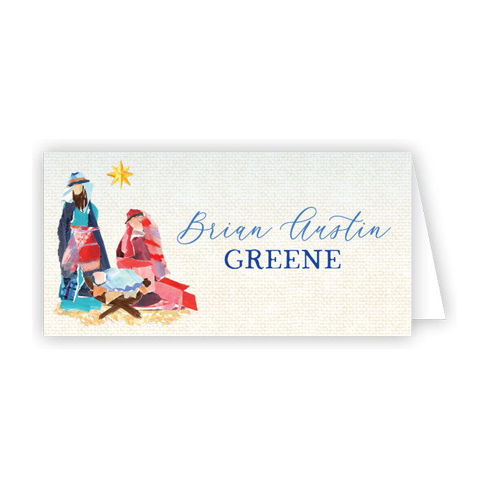 Lauren Dunn Nativity Scene Place Cards