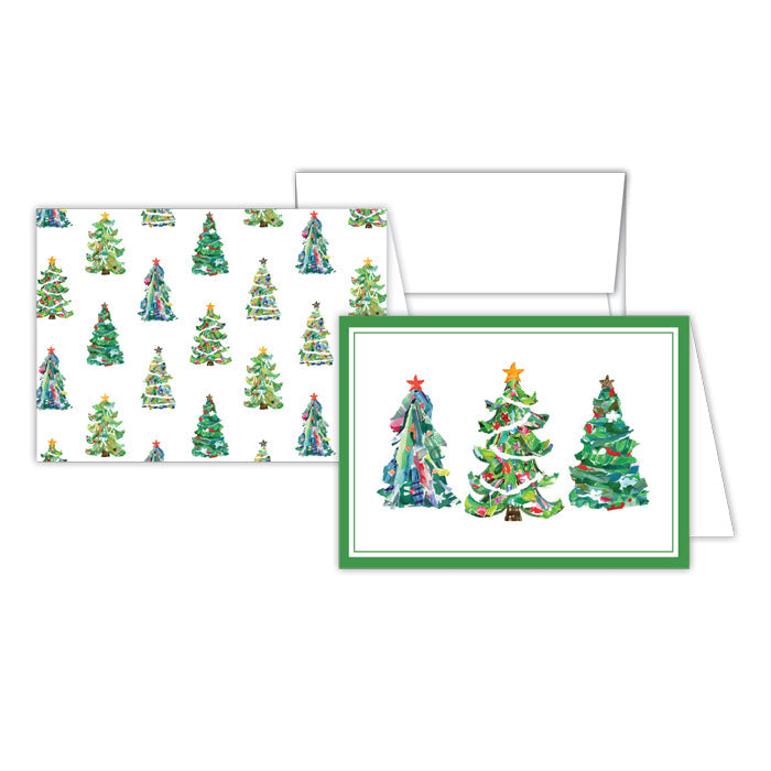 Lauren Dunn Christmas Trees Petite Note Combo
