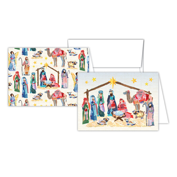 Lauren Dunn Nativity Scene Petite Note Combo