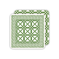 Sue Sartor Holiday Green Bamboo Die-Cut Coasters