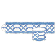 Sue Sartor Blue Caning Napkin Rings