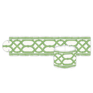Sue Sartor Green Caning Napkin Rings