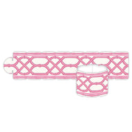 Sue Sartor Pink Caning Napkin Rings