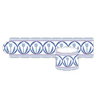 Sue Sartor Blue Tulip Napkin Rings