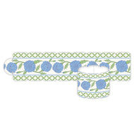 Sue Sartor Blue and Green Marigold Napkin Rings