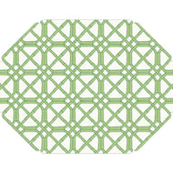 Sue Sartor Green Caning Posh DieCut Placemat