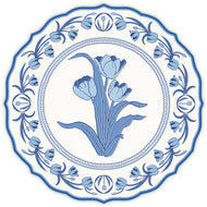 Sue Sartor Blue Tulip Plate Posh DieCut Placemat