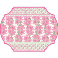 Sue Sartor Pink Azalea Pattern Posh DieCut Placemat