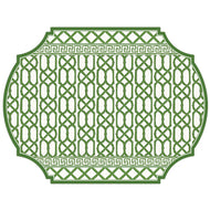 Sue Sartor Holiday Green Fiore Posh Placemat