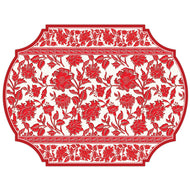 Sue Sartor Holiday Red Vintage Lily Posh Placemat