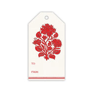Sue Sartor Holiday Red Vintage Lily Gift Tags