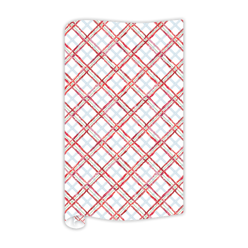 Lauren Dunn Abstract Plaid Gift Wrap