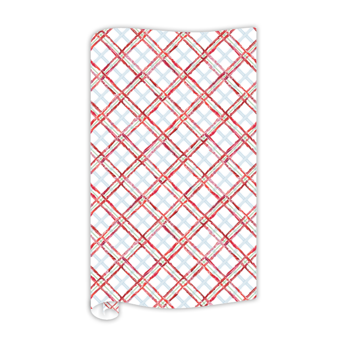 Lauren Dunn Abstract Plaid Gift Wrap