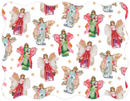 Lauren Dunn Angel Pattern Posh Die-Cut Placemat