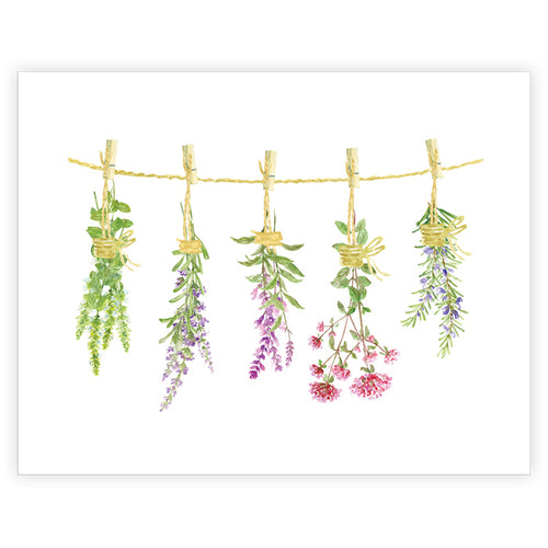 Garden Herbs Art Print