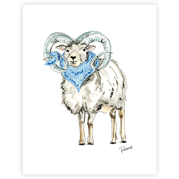 Ram Art Print