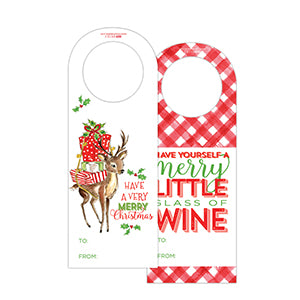 Have A Very Merry Christmas Wine Tag