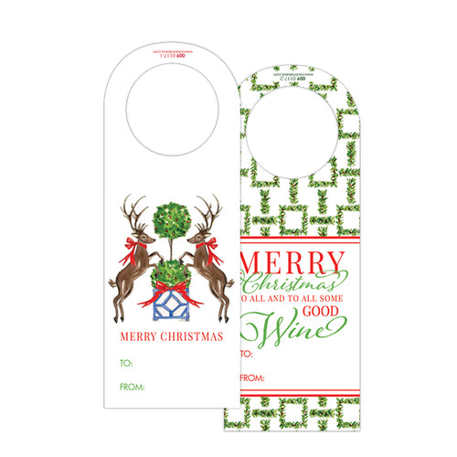 Merry Christmas - Merry Christmas Wine Tag