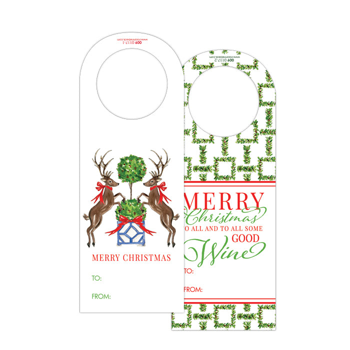 Merry Christmas - Merry Christmas Wine Tag