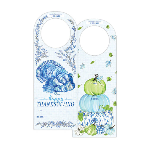 Blue Turkey Wine Tag