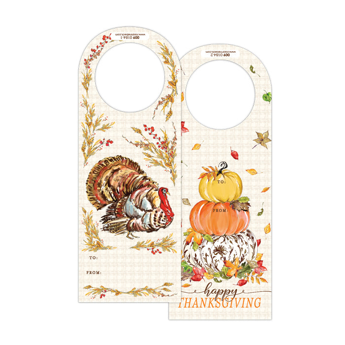 Traditional Turkey Wine Tag