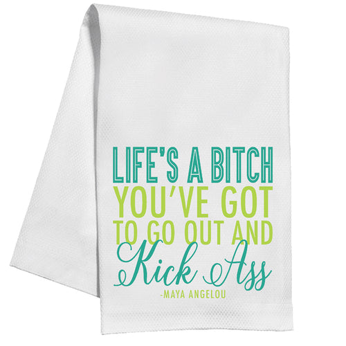 Life's a Bitch Kitchen Towel