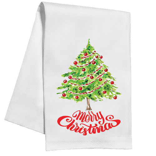 Merry Christmas Tree Kitchen Towel